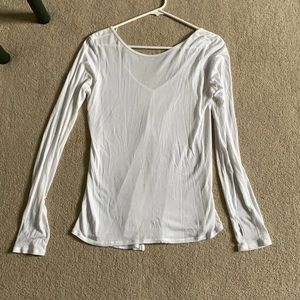 Lululemon tie back long sleeve top
